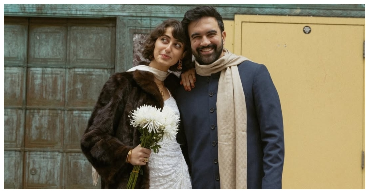 জোরান মামদানি ও রামা দুয়াজি। ছবি: হিন্দুস্তান টাইমস